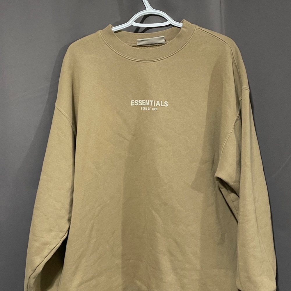 Essentials Tan Men's Sweatshirt